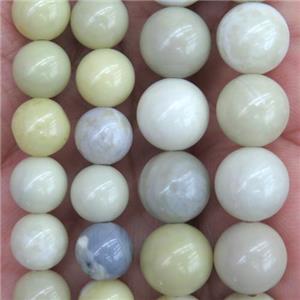 Australian Butter Jasper beads, approx 8mm dia