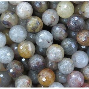 Natural Lodalite Beads Faceted Round, approx 10mm dia