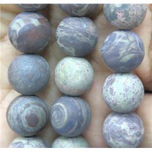 round matte flower Agate Beads, approx 10mm dia