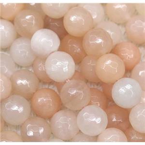 faceted round Pink Aventurine Beads, approx 10mm dia