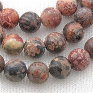 leopardskin jasper bead, round, approx 10mm dia, 38pcs per st