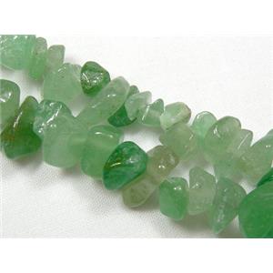 Green Aventurine Chip Beads, 3-8mm