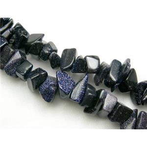 Blue sandstone Chip Beads, 4-8mm