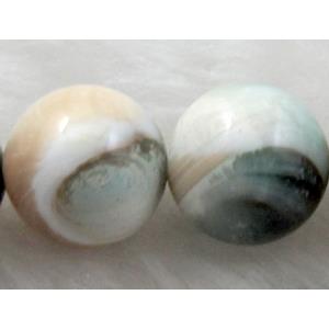 tridacna shell beads, round, 14mm dia,28pcs per st