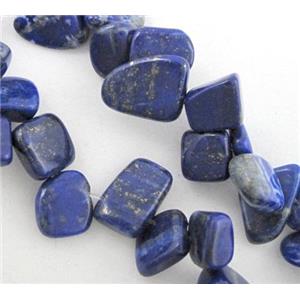 lapis lazuli chips beads, approx 10-15mm