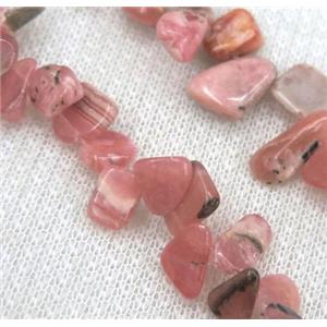 Pink Rhodochrosite Chips Beads Freeform, approx 6-10mm, 15.5 inches