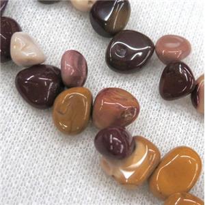 mookaite chips bead, freeform, approx 6-10mm, 15.5 inches