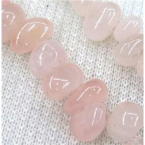 rose quartz chips bead, freeform, approx 6-10mm, 15.5 inches