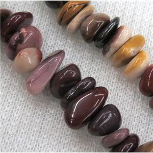 mookaite bead, freeform chip, approx 6-10mm, 15.5 inches