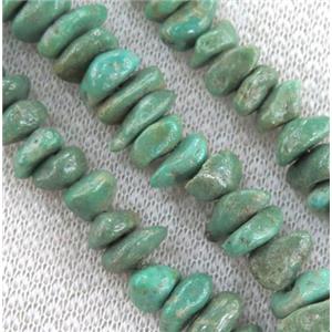 natural turquoise bead chips, freeform, approx 8-10mm