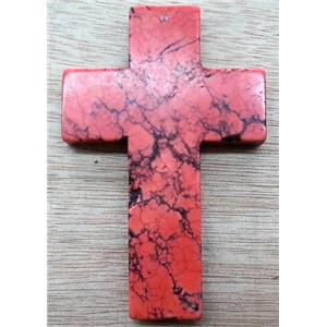 Cross Turquoise Pendant, stability, 50x70mm