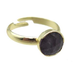 Labradorite Rings, gold plated, approx 10mm, 20mm dia