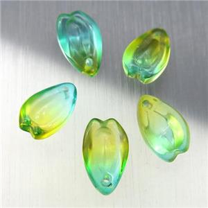 crystal glass teardrop beads, approx 8-13mm