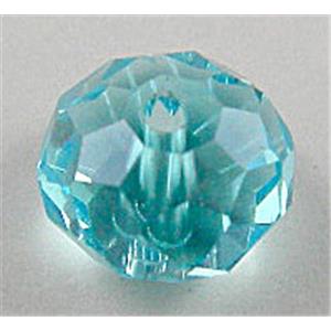 Chinese Crystal Beads, faceted rondelle, 6mm dia, 100pcs per st