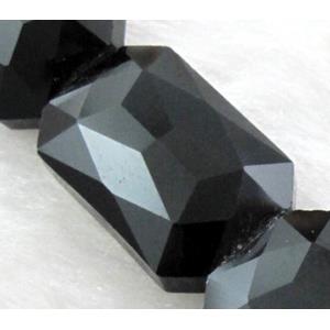 Crystal Glass Beads, faceted, 13.5x20mm, 18pcs per st