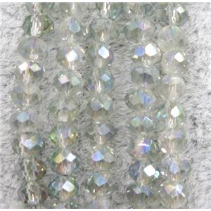 chinese crystal glass bead, faceted rondelle, approx 2.5x3mm, 150 pcs per st