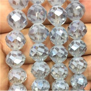 faceted round chinese crystal glass beads, approx 10mm dia, 72pcs per st