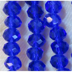 chinese crystal bead, faceted rondelle, approx 6x8mm, 72 pcs per st