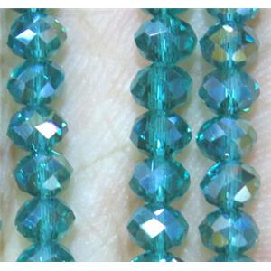 chinese crystal bead, faceted rondelle, approx 6x8mm, 72 pcs per st