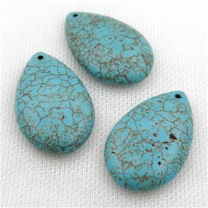 blue Magnesite Turquoise, approx 24-38mm
