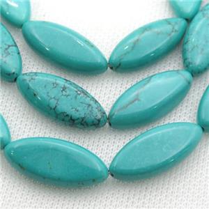 Sinkiang Turquoise oval beads, approx 12-28mm