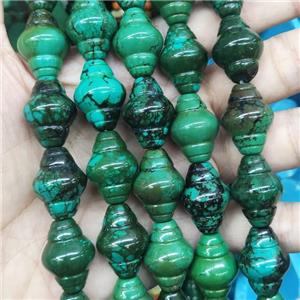 green Magnesite Turquoise beads, approx 16-22mm
