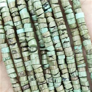 green Magnesite Turquoise heishi spacer beads, approx 4mm