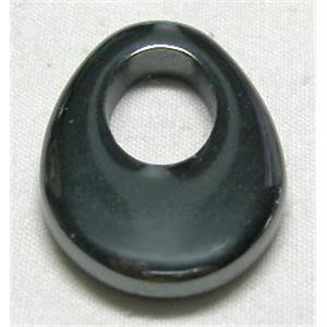 Black Hematite Go-Go Pendants, 18.5x27mm