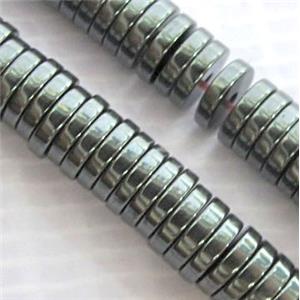 black Hematite spacer beads, no-Magnetic, approx 3x3x1mm