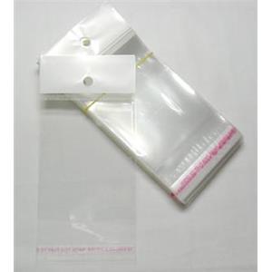 Clear Self Adhesive Seal Plastic Jewelry Bags, 13x19cm