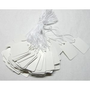 Price-Tag, paper jewelry card, 14x20mm