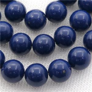 lapisblue Spong Jade Beads, round, approx 10mm dia