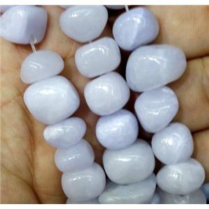 jade beads, freeform chips, stabile, approx 6-10mm, 28 inches length