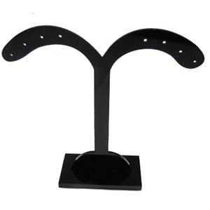 Black Jewelry Earring Display Carrier, 1set(3pcs):10x9cm, 10x11cm, 10x12cm