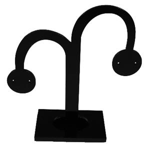 Black Jewelry Earring Display Carrier, 1set(3pcs): 8x8.5cm, 8x11cm, 8x13cm