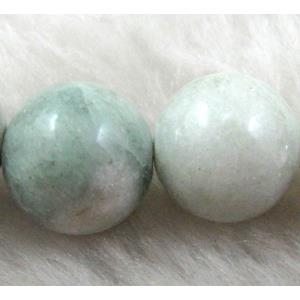 Round Jade gemstone, dye, stabile, 12mm dia, 31pcs per st