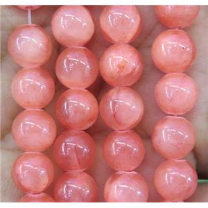 jade bead, round, stabile, approx 10mm dia, 38pcs per st
