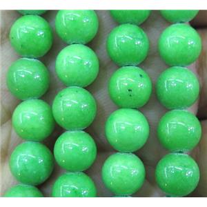jade bead, round, stabile, approx 8mm dia, 48pcs per st