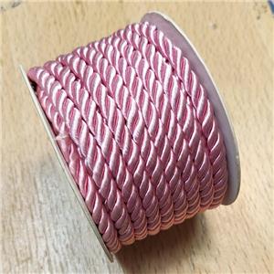 Pink Nylon Cord, approx 5mm, 8 meters per rolls
