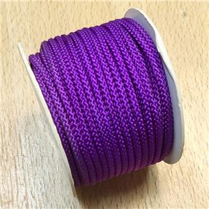 Nylon Cord Purple, approx 3mm, 16 meters per rolls