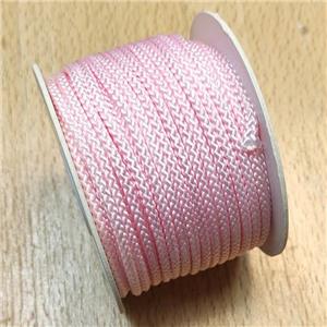 Nylon Thread Cord Lt.Pink, approx 3mm, 16 meters per rolls