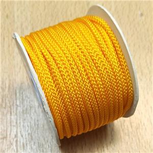 Nylon Cord Wire Yellow, approx 3mm, 16 meters per rolls