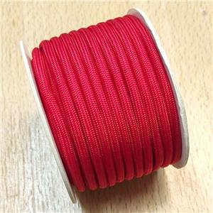 Red Nylon Cord, approx 4mm, 8 meters per rolls