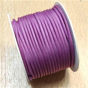 Nylon Cord Purple, approx 3mm, 16meters per rolls