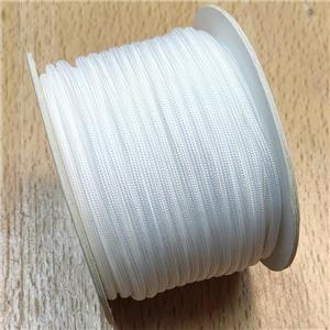 Nylon Thread Cord White, approx 3mm, 16meters per rolls