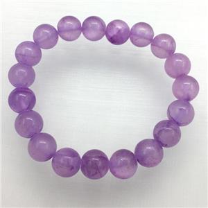 Stretch Jade bracelet, dye, approx 6mm, 28pcs per st
