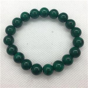 Stretch Jade bracelet, dye, approx 16mm dia, 13pcs per st
