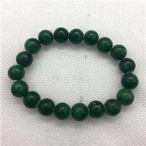 Stretch Jade bracelet, dye, approx 8mm dia, 22pcs per st