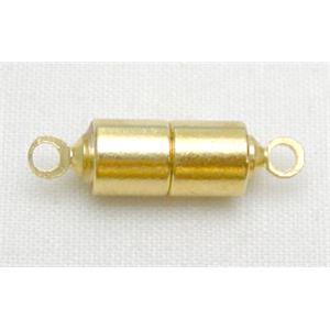 Magnetic Clasp, Gold Plated, 5x18mm