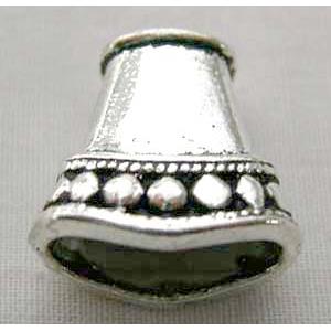 Tibetan Silver Spacer Non-Nickel, 16x15.5mm,9.6mm thick